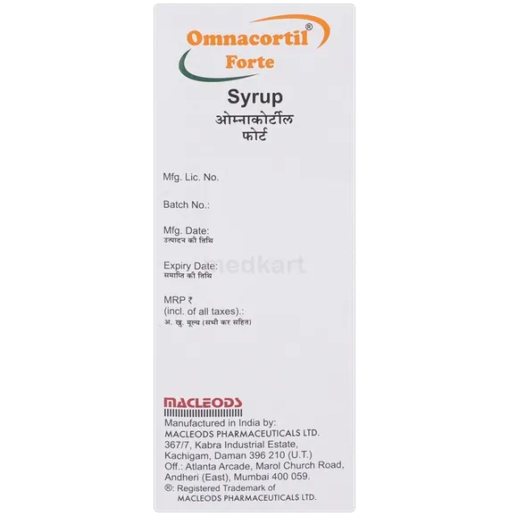 omnacortil forte syrup 60 ml